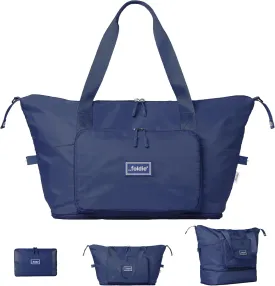 Foldable Travel Tote Bag for Women - 40L Weekender Bag with Multiple Pockets - Carry On Personal Item Travel Bag