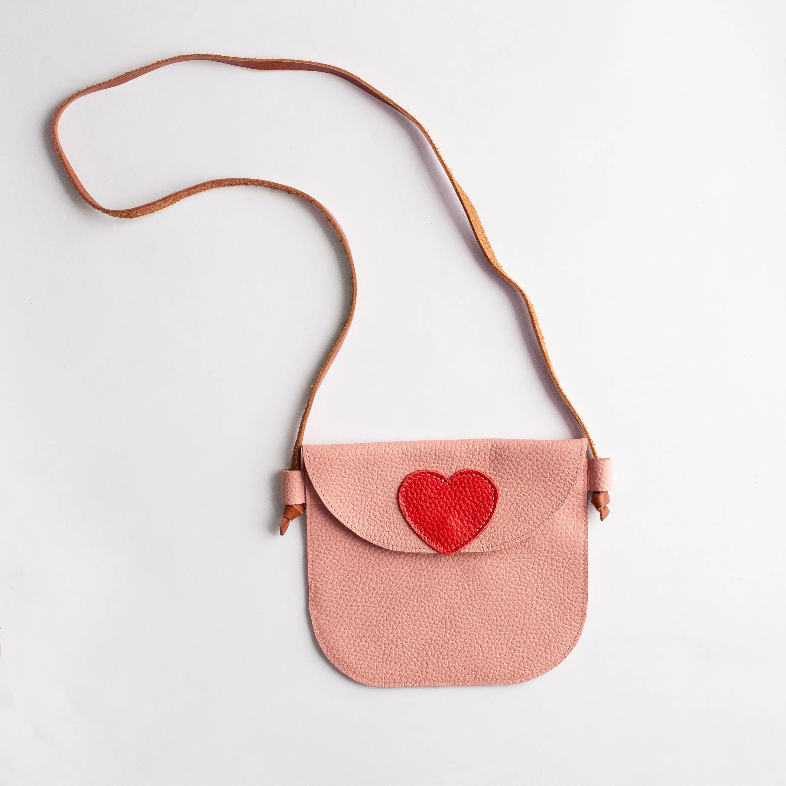 Heart Bag Personalized Leather Crossbody Purse