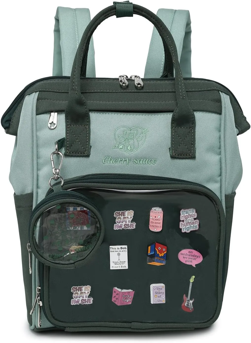 Ita Bag Pin Kawaii Cute Display Mommy Backpack for School Anime Cosplay with Insert