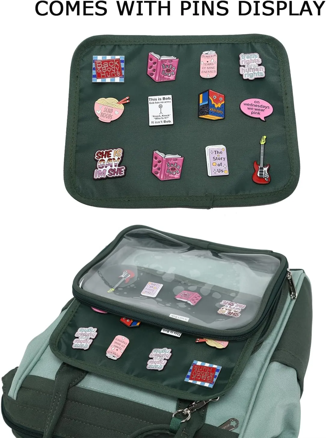 Ita Bag Pin Kawaii Cute Display Mommy Backpack for School Anime Cosplay with Insert