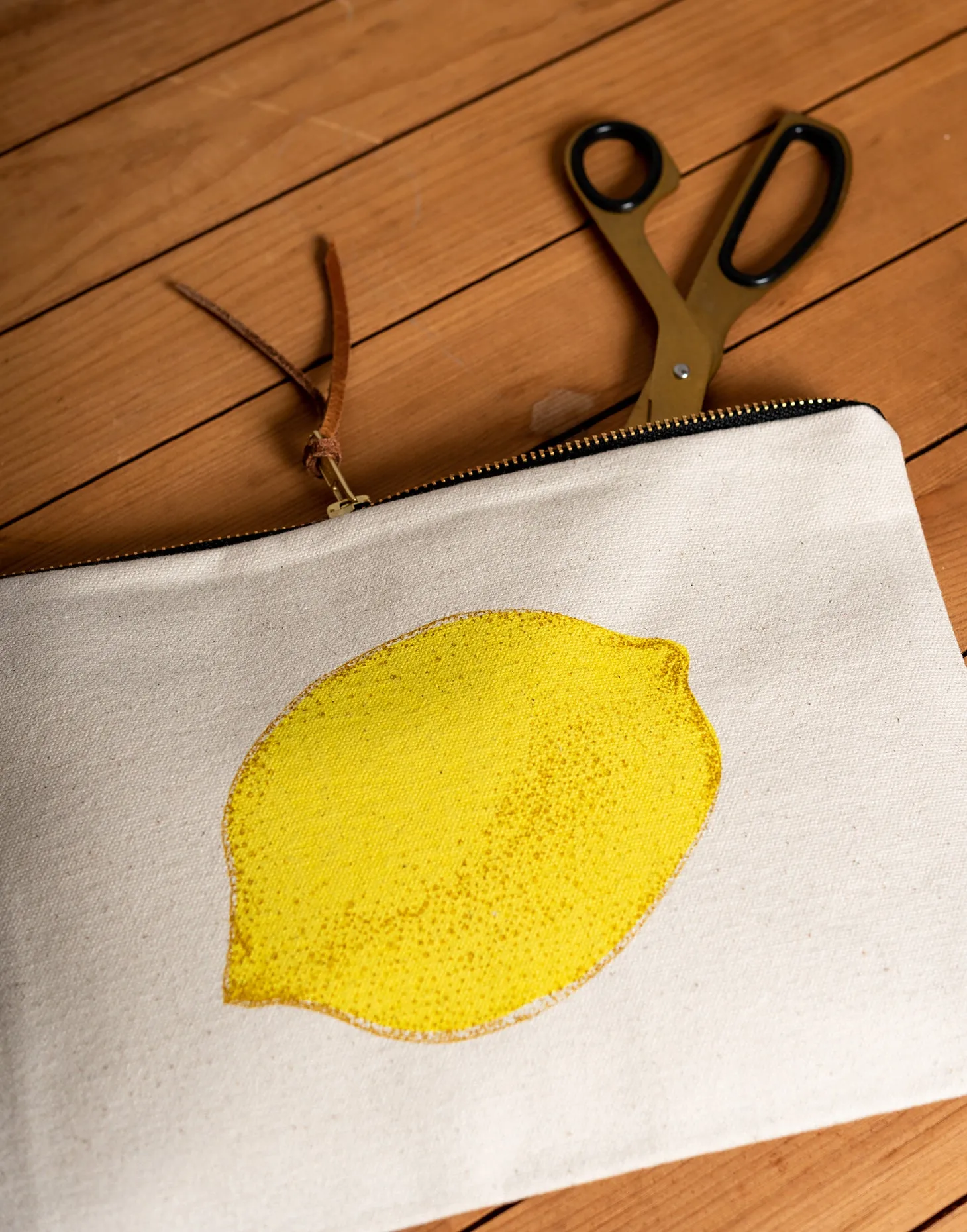 Lemon Zip Pouch