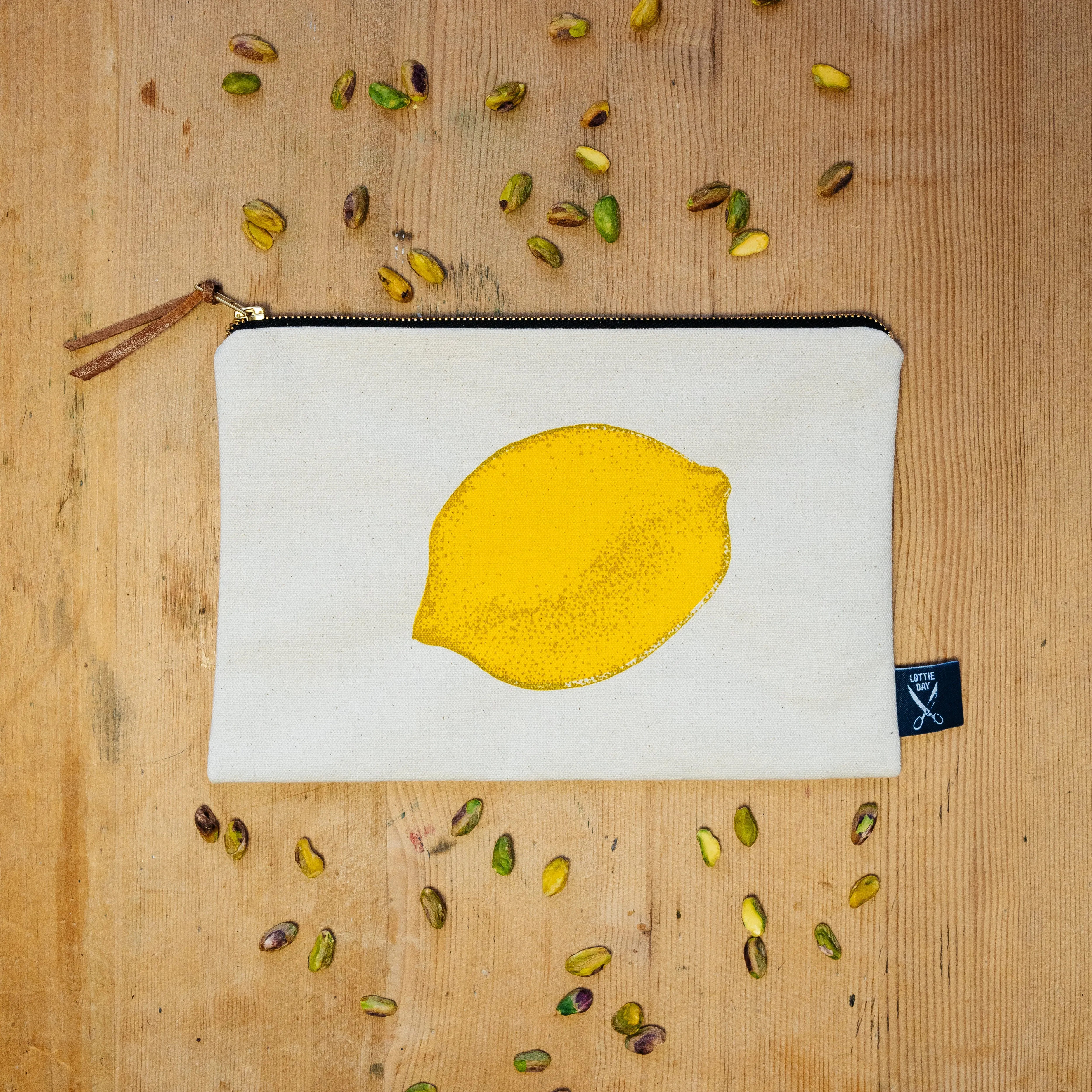 Lemon Zip Pouch