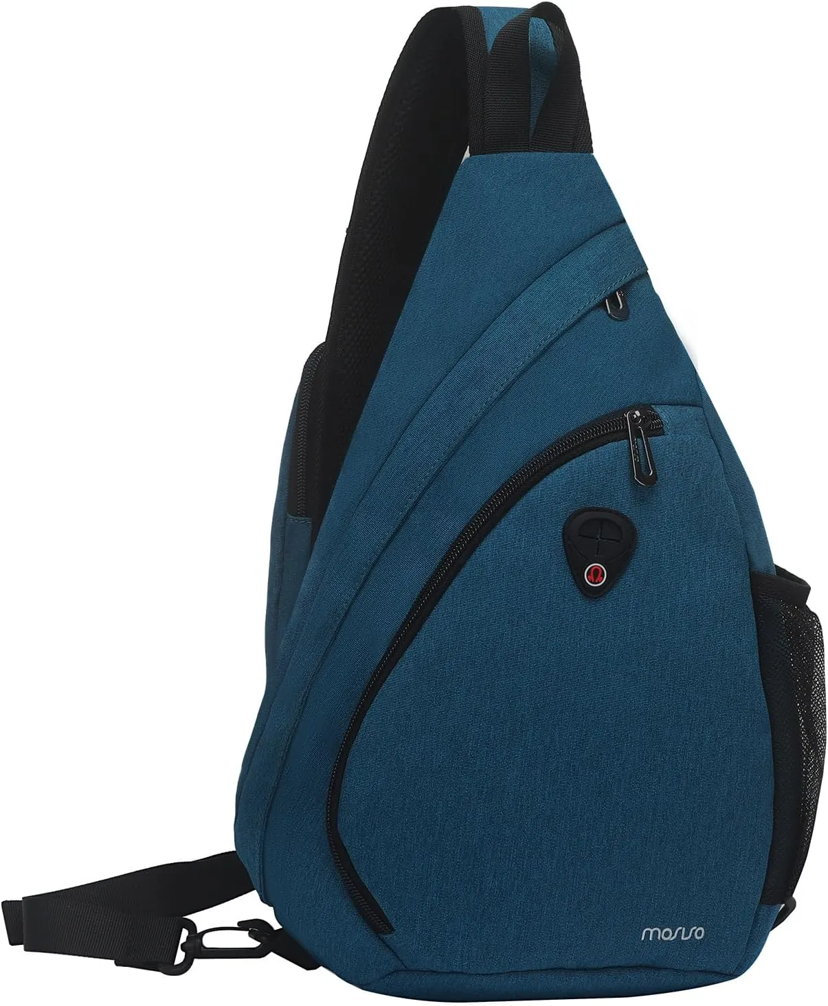 MOSISO Sling Hiking Backpack,Travel Daypack Fan-shaped Rope Crossbody Shoulder Bag