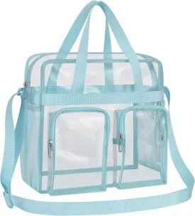 Oraben Clear Bag for Stadium Events 12x6x12 Clear Tote Bag for Women Transparent Lunch Bag for Work Sports Concert