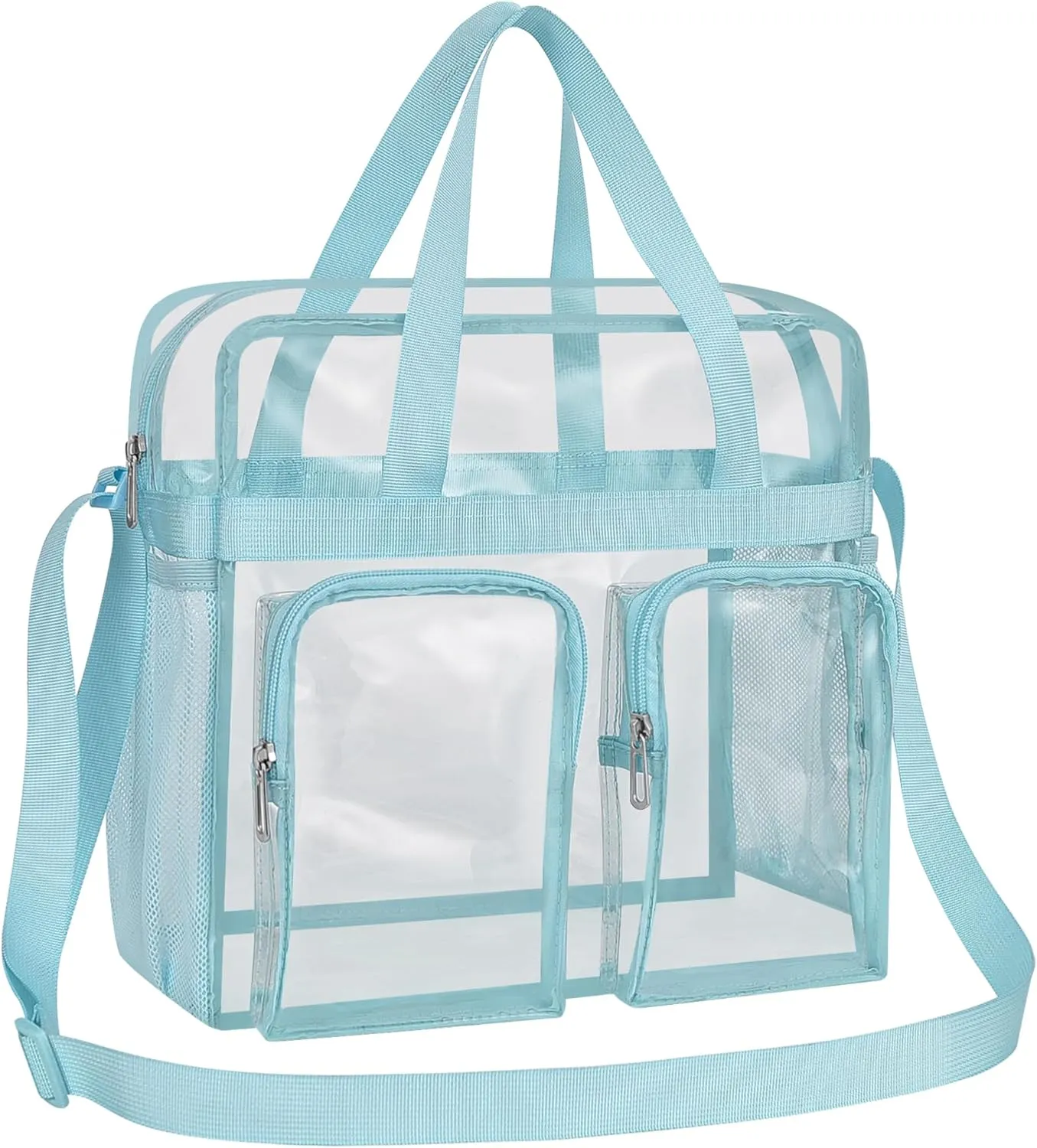 Oraben Clear Bag for Stadium Events 12x6x12 Clear Tote Bag for Women Transparent Lunch Bag for Work Sports Concert