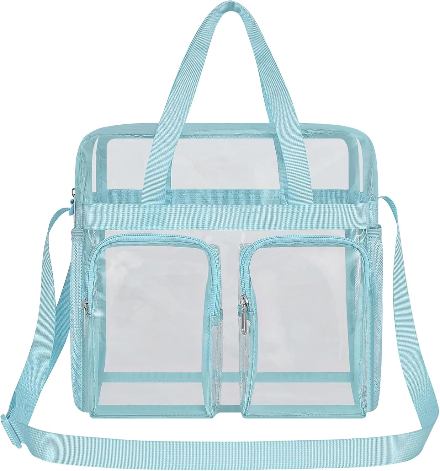 Oraben Clear Bag for Stadium Events 12x6x12 Clear Tote Bag for Women Transparent Lunch Bag for Work Sports Concert