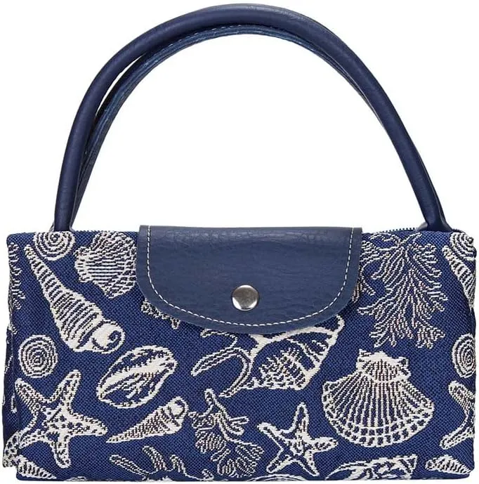 Signare Tapestry Foldable Tote Bag Reusable Shopping Bag Grocery Bag