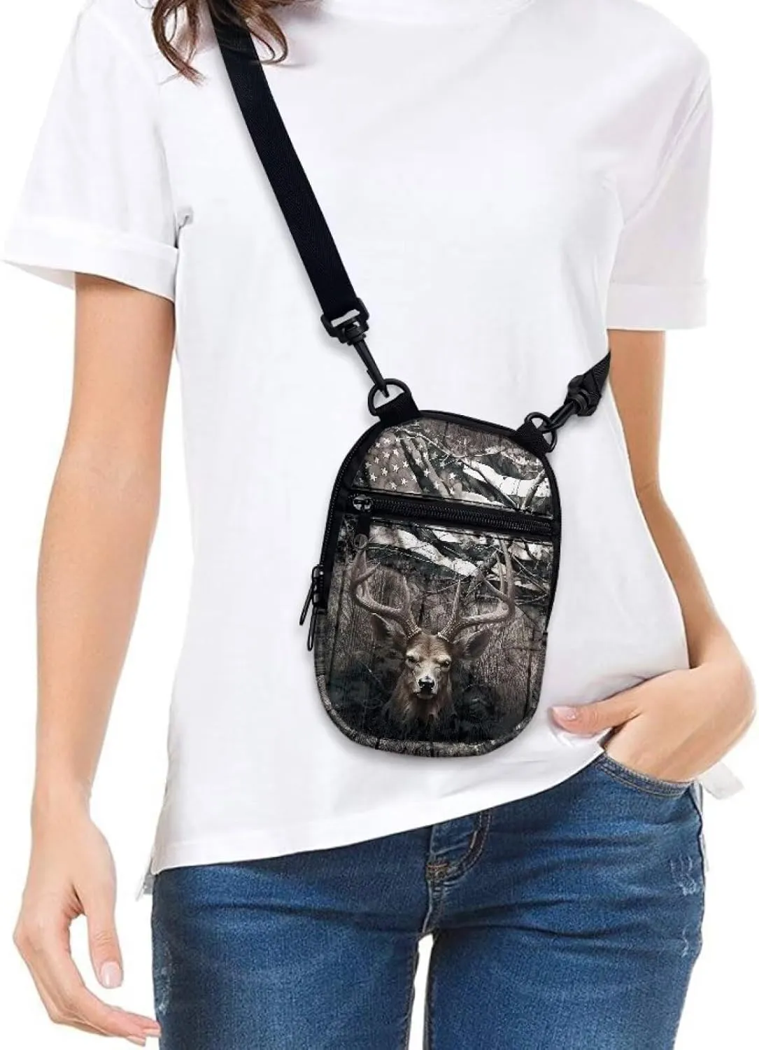 Suobstales Small Crossbody Bags for Men Casual Shoulder Bag Chest Bag Youth Messenger Bag Purses and Bags