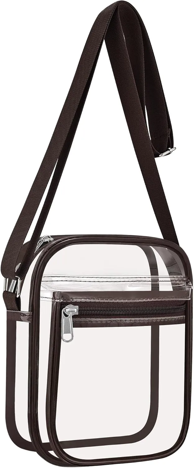 USPECLARE Clear Purse Bag for Stadium Events Clear Messenger Bag for Men and Women
