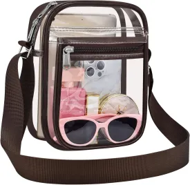 USPECLARE Clear Purse Bag for Stadium Events Clear Messenger Bag for Men and Women
