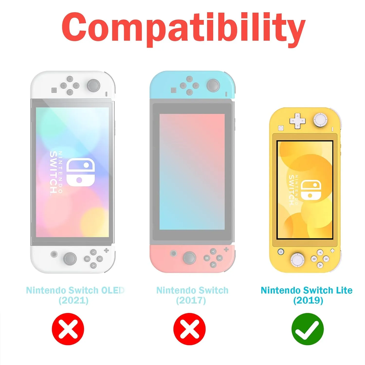 Xcitifun Protective Case Designed for Nintendo Switch Lite Soft TPU Cases for Girls Boys Kids Cute Kawaii Character Cartoon Protect Shell Compatible with Nintendo Switch Lite Cover - Pink Skeleton